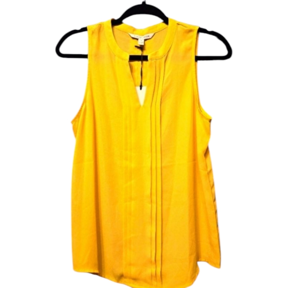 NWT 41 Hawthorn Sleeveless Yellow Top